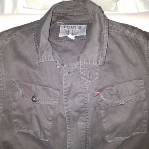Levi's, black, cotton coat